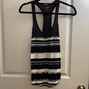 Black Express tank with embellishments size XS